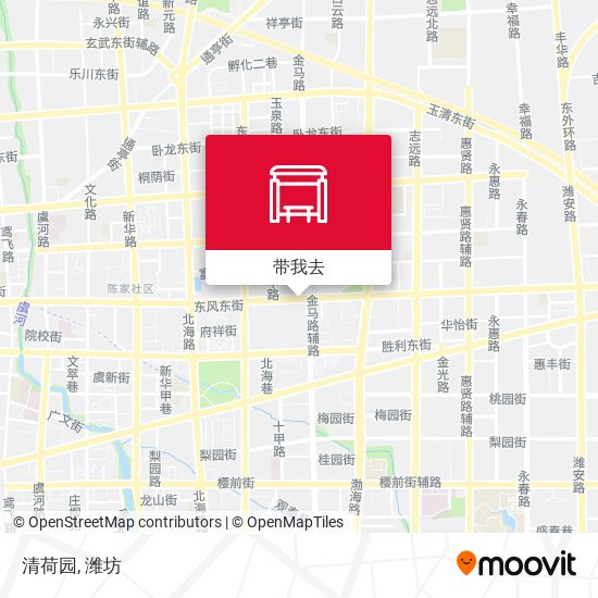 清荷园地图
