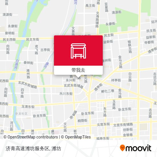 济青高速潍坊服务区地图