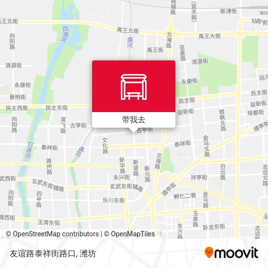 友谊路泰祥街路口地图