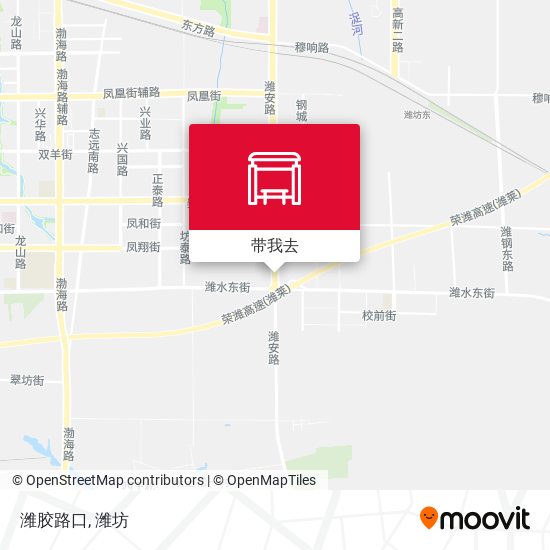 潍胶路口地图