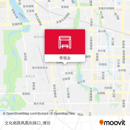 文化南路凤凰街路口地图