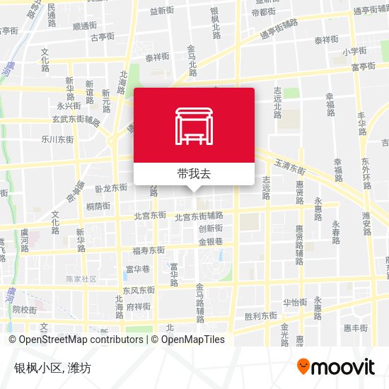 银枫小区地图