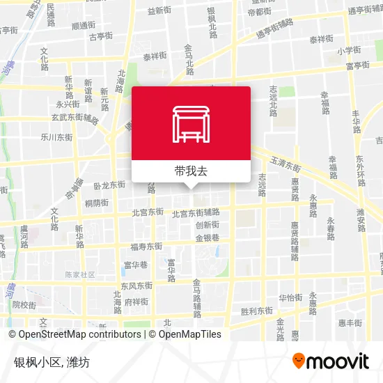 银枫小区地图