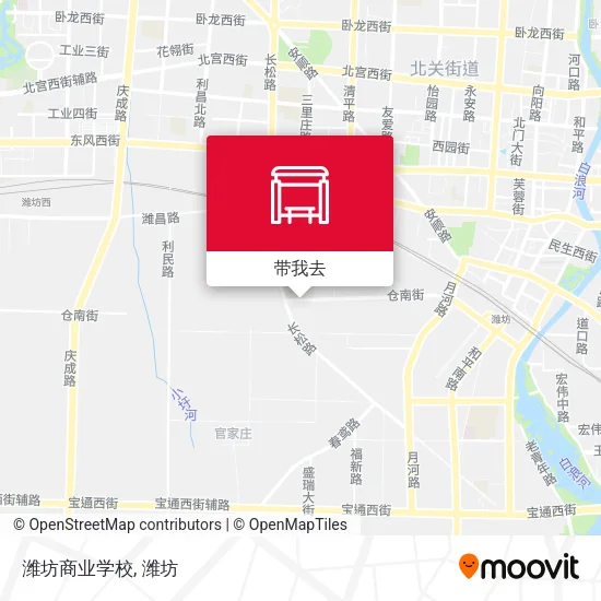 潍坊商业学校地图