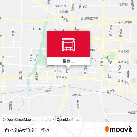 西环路福寿街路口地图