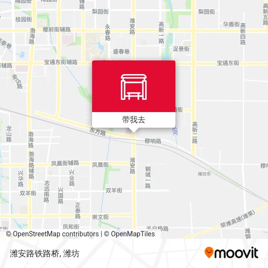潍安路铁路桥地图
