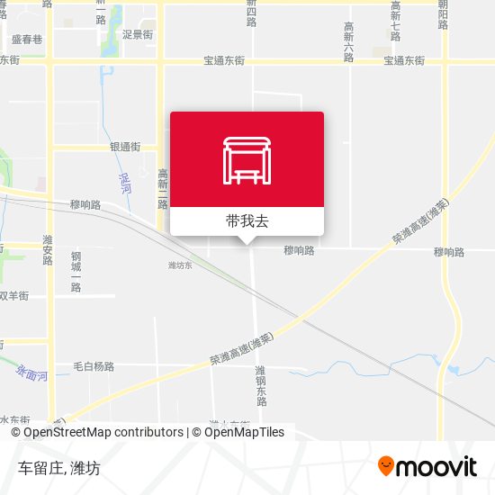 车留庄地图