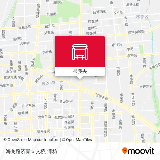 海龙路济青立交桥地图