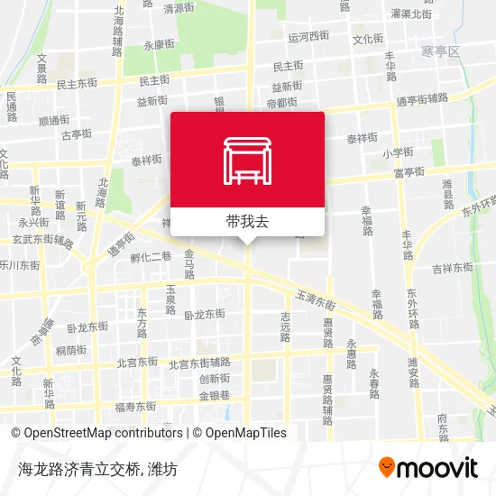 海龙路济青立交桥地图