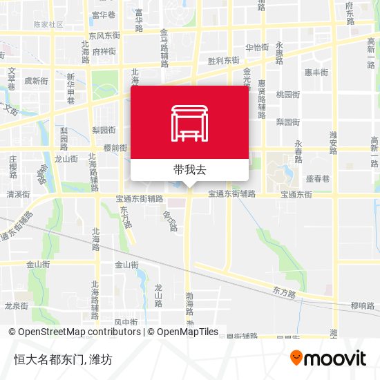 恒大名都东门地图
