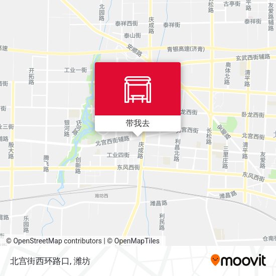 北宫街西环路口地图
