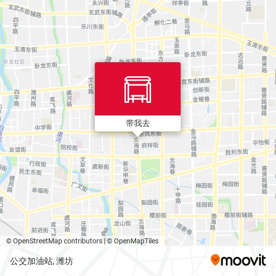 公交加油站地图