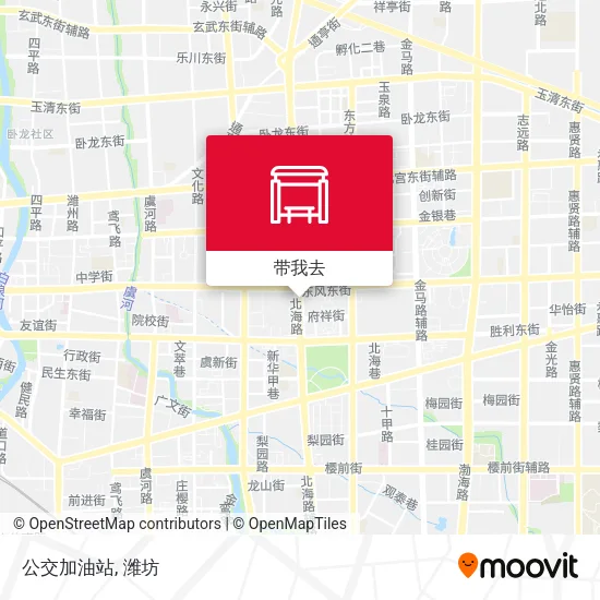 公交加油站地图
