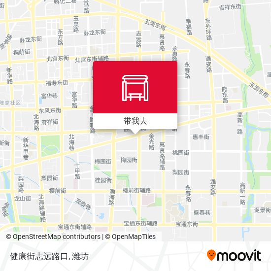 健康街志远路口地图
