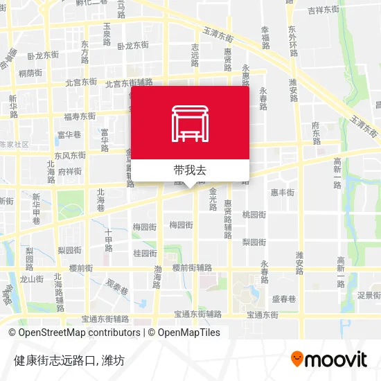 健康街志远路口地图
