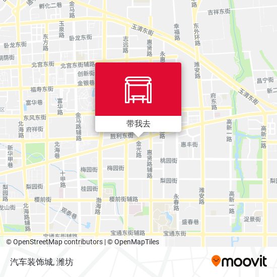 汽车装饰城地图