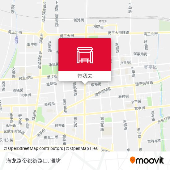 海龙路帝都街路口地图