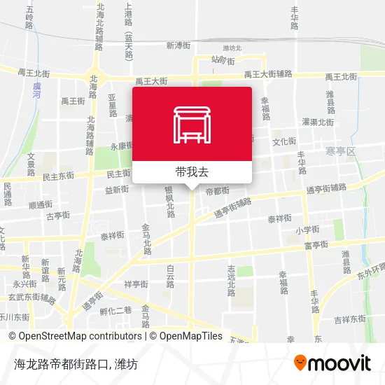 海龙路帝都街路口地图