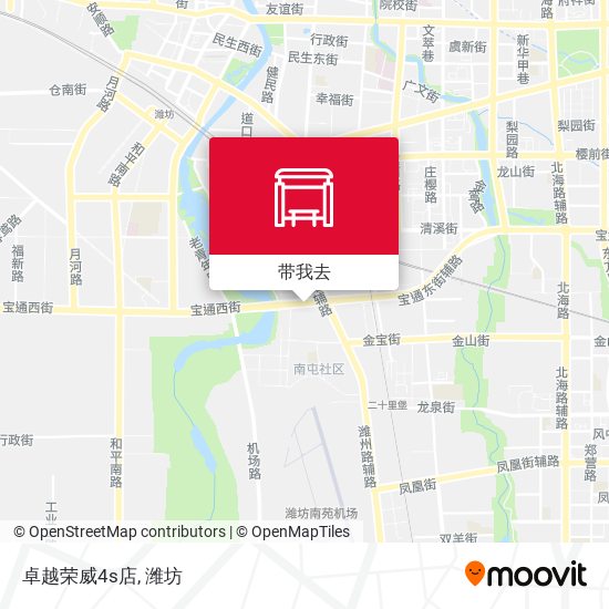 卓越荣威4s店地图