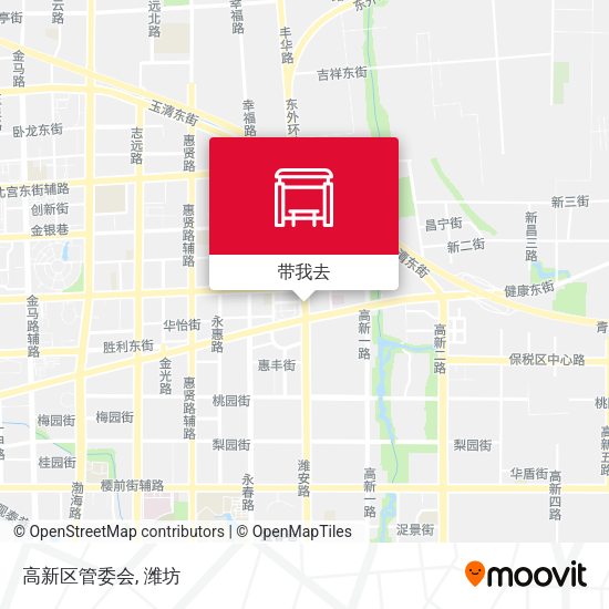高新区管委会地图