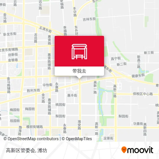 高新区管委会地图