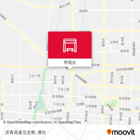济青高速立交桥地图