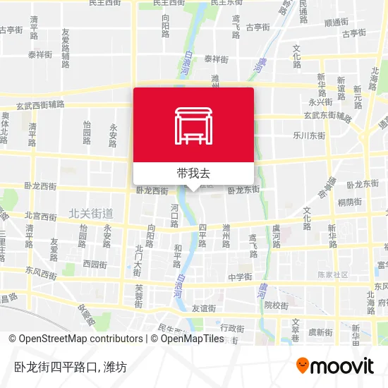卧龙街四平路口地图