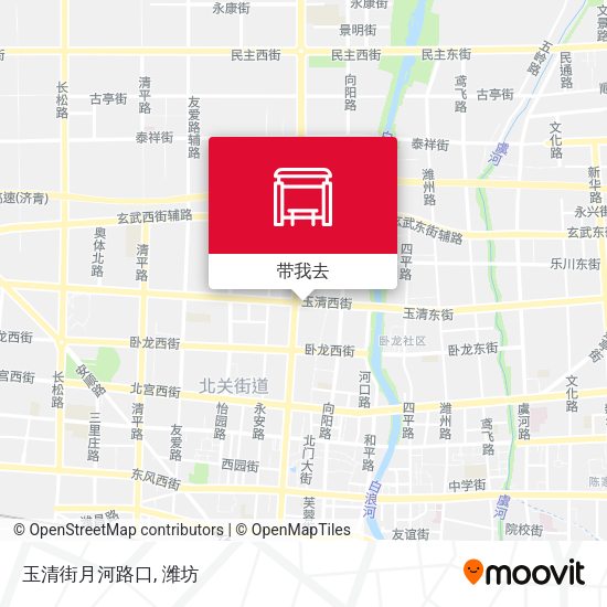 玉清街月河路口地图