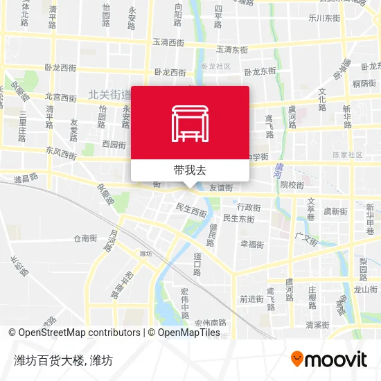 潍坊百货大楼地图