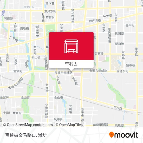 宝通街金马路口地图