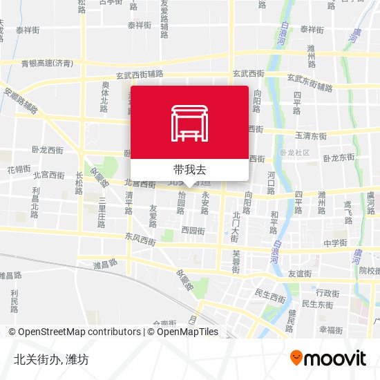 北关街办地图