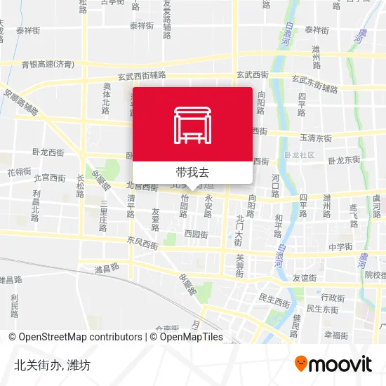 北关街办地图
