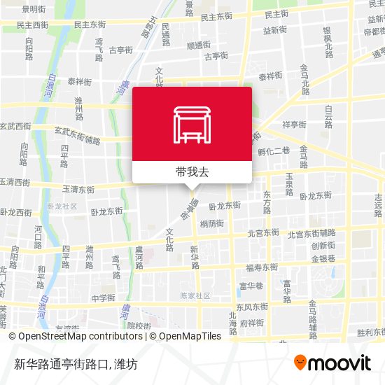 新华路通亭街路口地图