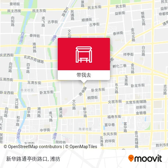 新华路通亭街路口地图