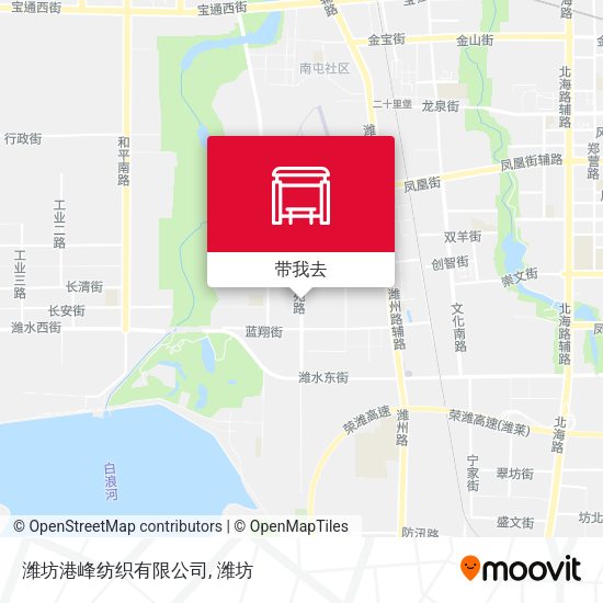 潍坊港峰纺织有限公司地图