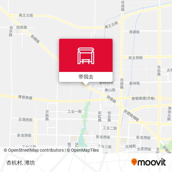 杏杭村地图