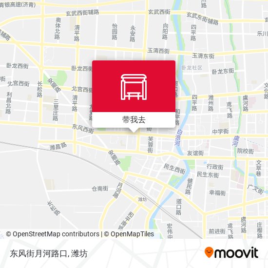 东风街月河路口地图