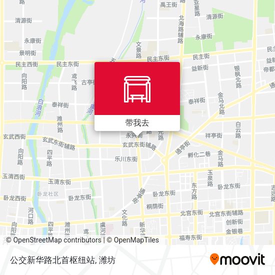 公交新华路北首枢纽站地图
