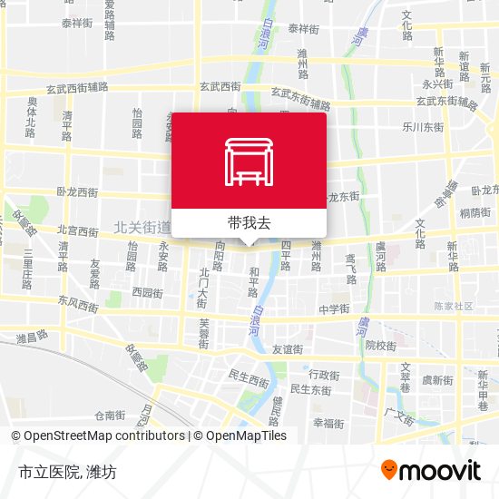 市立医院地图