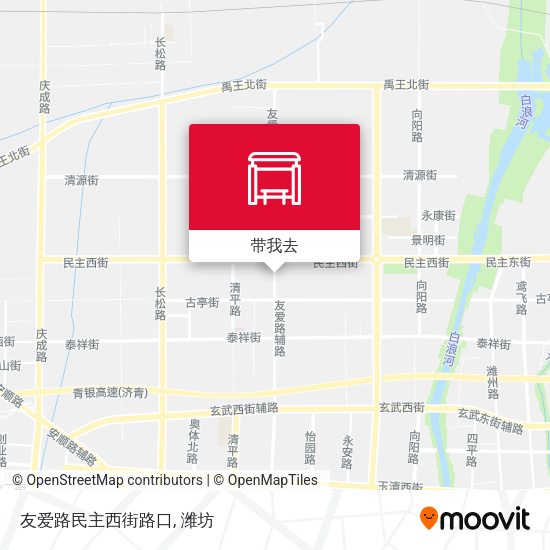 友爱路民主西街路口地图