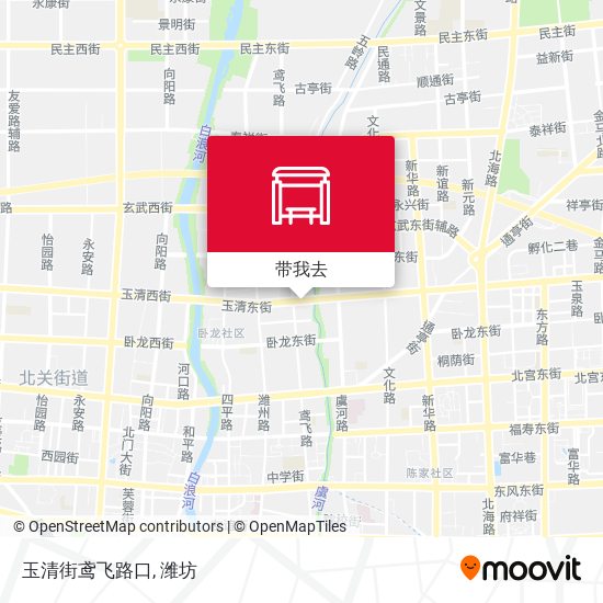 玉清街鸢飞路口地图