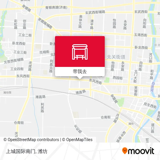 上城国际南门地图