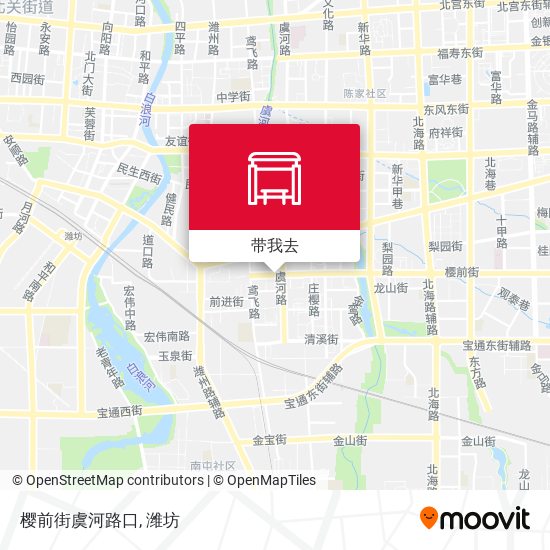 樱前街虞河路口地图