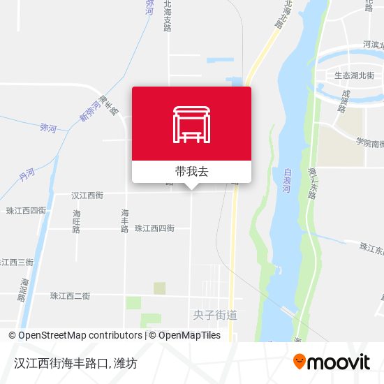 汉江西街海丰路口地图