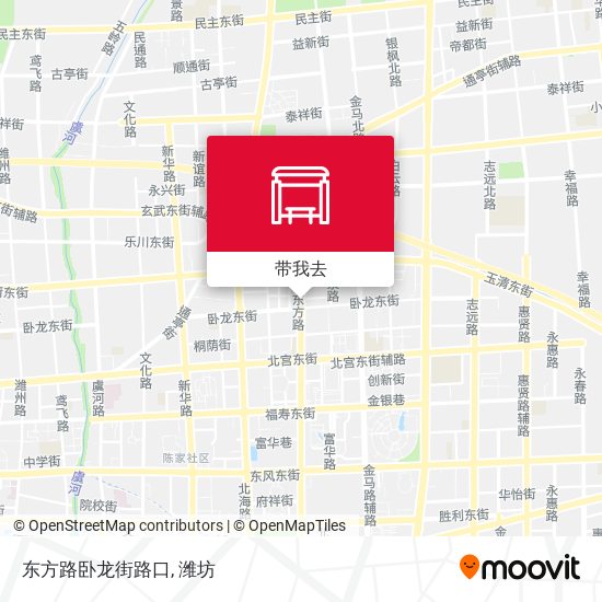 东方路卧龙街路口地图