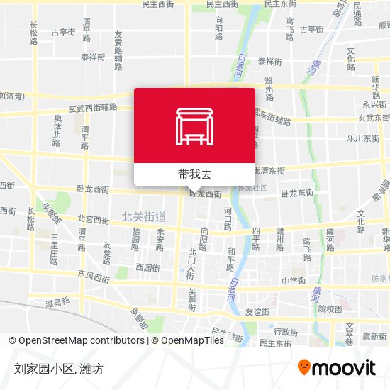 刘家园小区地图