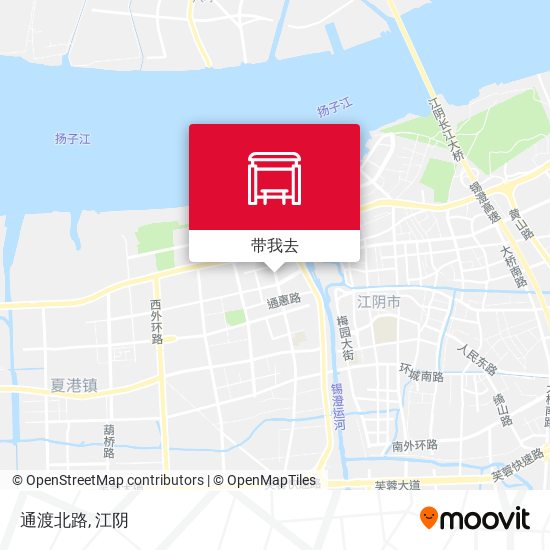 通渡北路地图