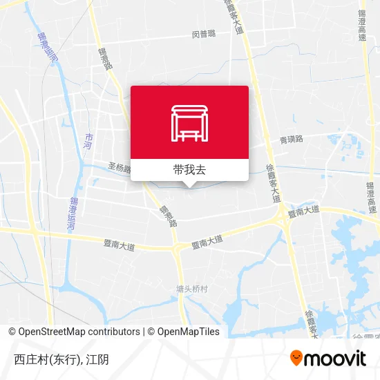 西庄村(东行)地图