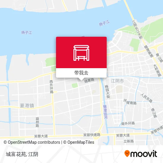 城富花苑地图