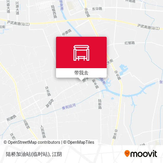陆桥加油站(临时站)地图